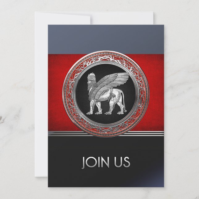 [100] Assyrian Winged Lion - Silver Lamassu (Vorderseite)