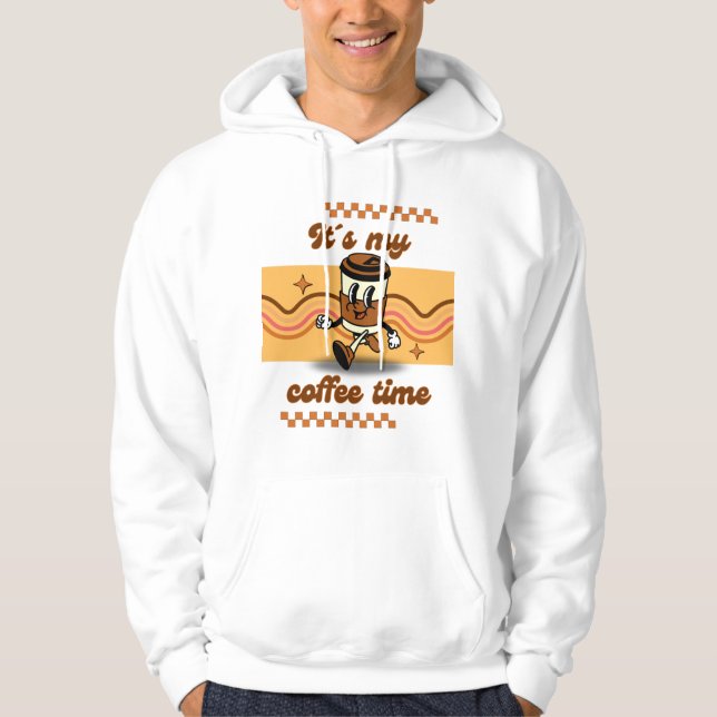 100% atmungsaktive, reine Baumwolle Hoodie (Vorderseite)