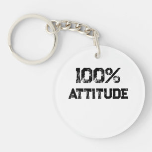 100% ATTITUDE – Personalisierbares Bürogeschenk fü Schlüsselanhänger