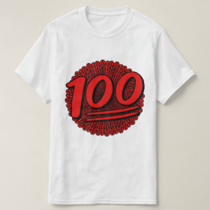 100 auf 100 für 100 T-Shirt