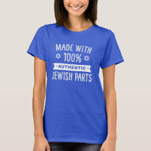 100% authentische jüdische Teile T-Shirt