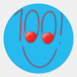 100! Autocollant