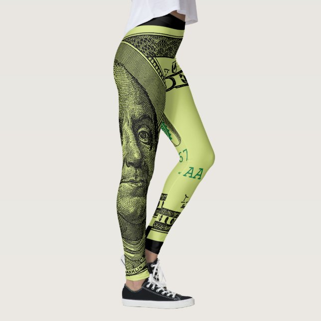 100 Bill Graphic Leggings (Rechts)