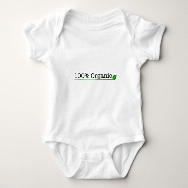 100 % Bio Baby Strampler (Vorderseite)