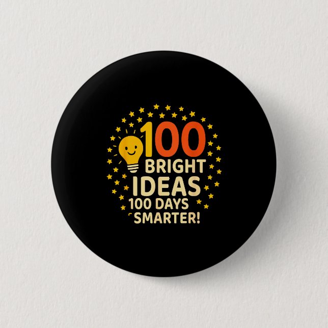 100 Bright Ideas 100 Days Smarter Design, 100 Days Button (Vorderseite)