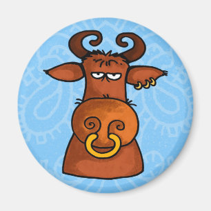 100% Bull ohne Text Magnet