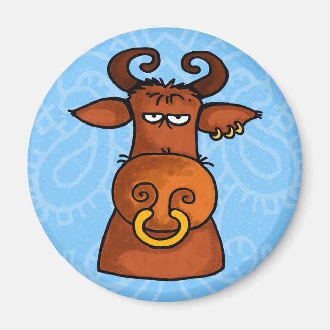 100% Bull ohne Text Magnet (Vorne)