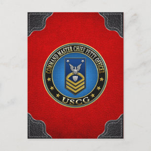 [100] CG: Chief Petty Officer (CMC) des Kommandos Postkarte