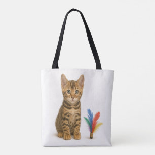 100% Chance auf Chaos - Bengalischer Kitten Stil Tasche