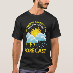 100% Chance, dass ich Ihnen die vorhergesagte Mete T-Shirt