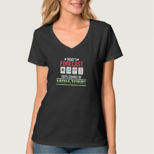100% Chance Of Mahjong Game Mahjong Player Games T-Shirt