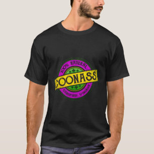 100% Coonass Natural Cajun zertifiziert Kreole Hoo T-Shirt