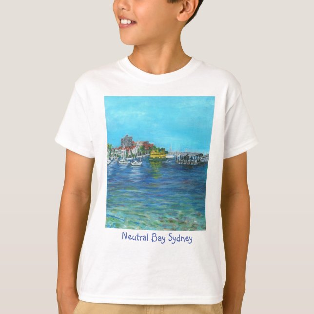 100 % Cotton-T - Shirt des neutralen Bay-Kids (Vorderseite)