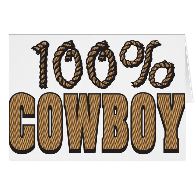 100 % Cowboy (Devant horizontal)