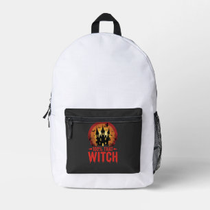 100% Das Hexen Halloween Schloss Bedruckter Rucksack