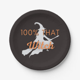100%, das Rotzunge-Grau-Schwarz-Halloween-Party Pappteller