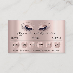 100 das Verabredungs-Erinnerungs-Karten-Make-up Visitenkarte