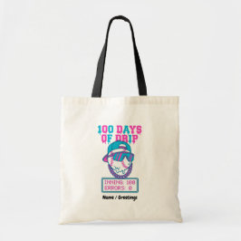 100 Days of Drip 0 Errors Baseball School Swag  Tragetasche