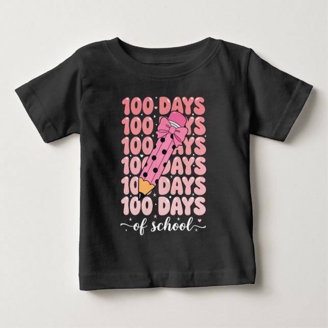 100 days of school celebration baby t-shirt (Vorderseite)