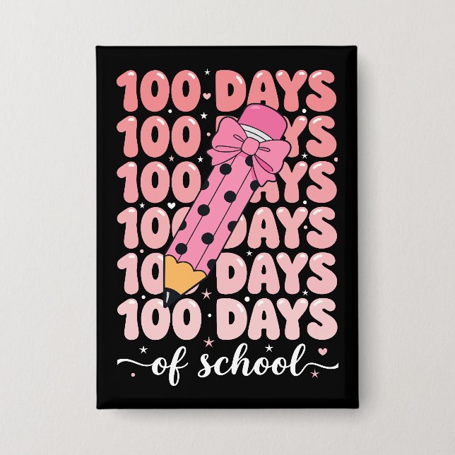100 days of school celebration button (Vorderseite)