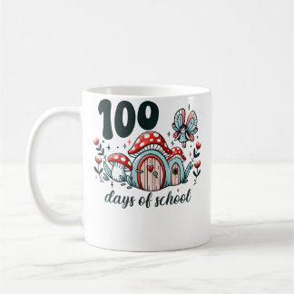 100 Days Of School Fairy Mushroom Magic Kaffeetasse