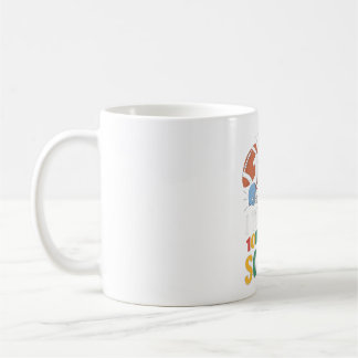 100 Days Of School Football Kaffeetasse