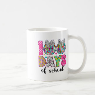 100 Days Of School Girls Kids 100 Days Smarter 100 Kaffeetasse