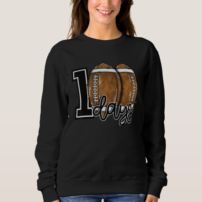 100 Days Of School Rugby Sweatshirt (Vorderseite)