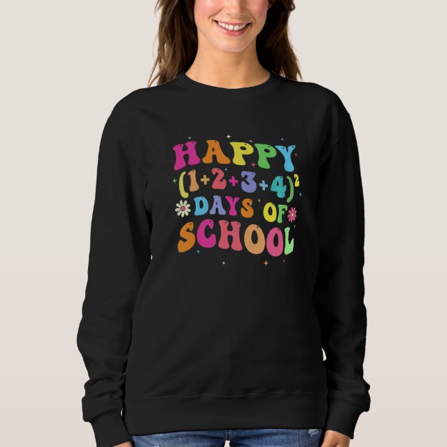 100 Days Of School Shirt Math Equation Middle Scho (Vorderseite)