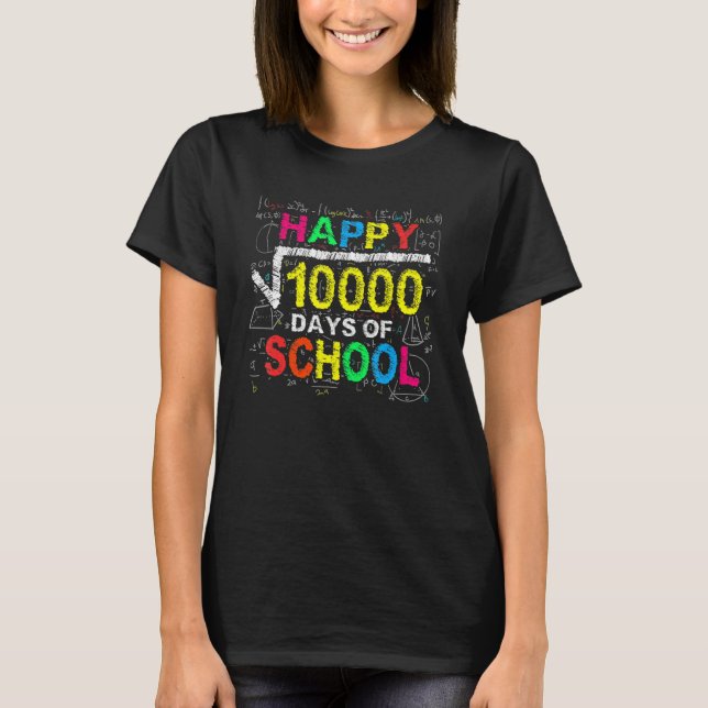 100 Days Of School Shirt Math Teacher Square Root  (Vorderseite)