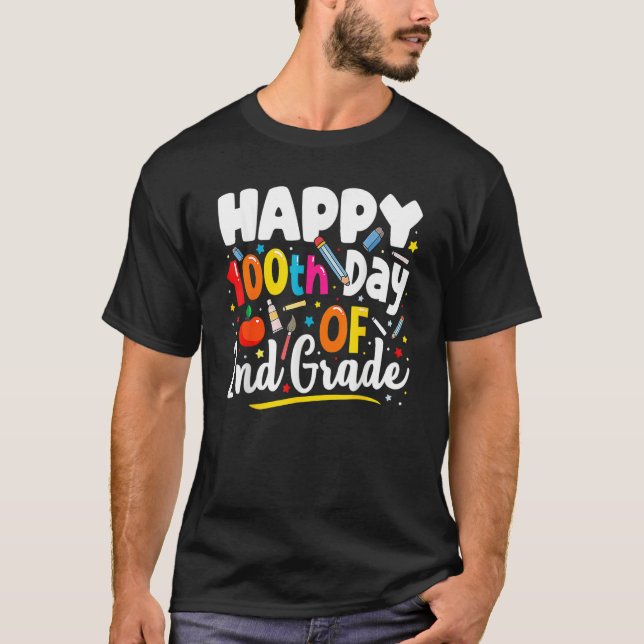 100 Days Of School Shirt Teacher Gift 100th Day Of (Vorderseite)