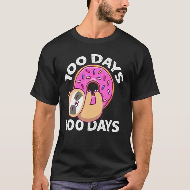 100 Days Sprinkled With Fun 100th Day Of School Te T-Shirt (Vorderseite)
