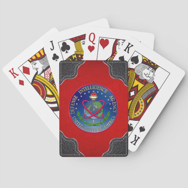 [100] Defense Intelligence Agency (DIA) Seal Spielkarten (Rückseite)