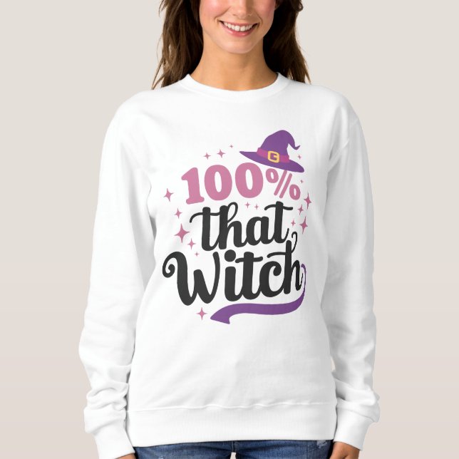 100% der Hexenschweiß - Kawaii Pastel Goth Sweatshirt (Vorderseite)