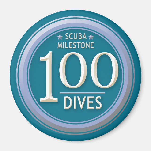 100 Dives Magnet (Vorne)