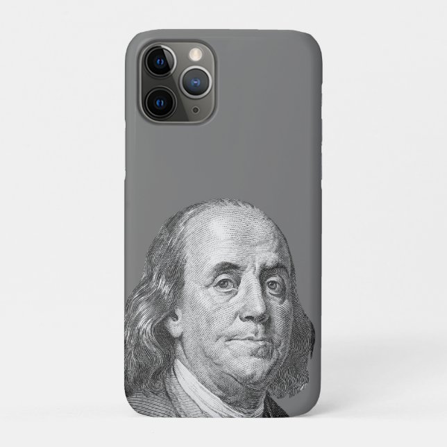 100 Dollar, Benjamin Franklin Case-Mate iPhone Hülle (Rückseite)