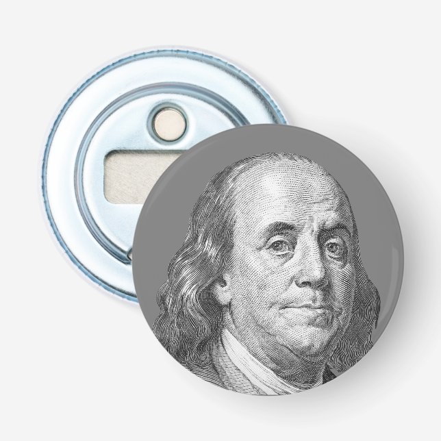 100 Dollar, Benjamin Franklin Flaschenöffner (Vorderseite)