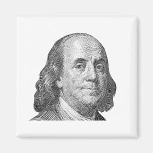 100 Dollar, Benjamin Franklin Magnet