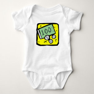 100 Dollarschein Baby Strampler
