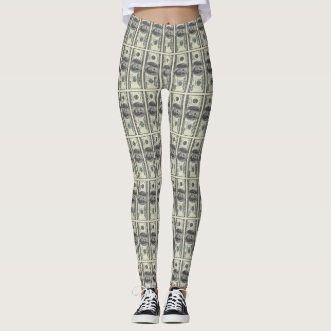 100 Dollarscheine Leggings (Vorderseite)