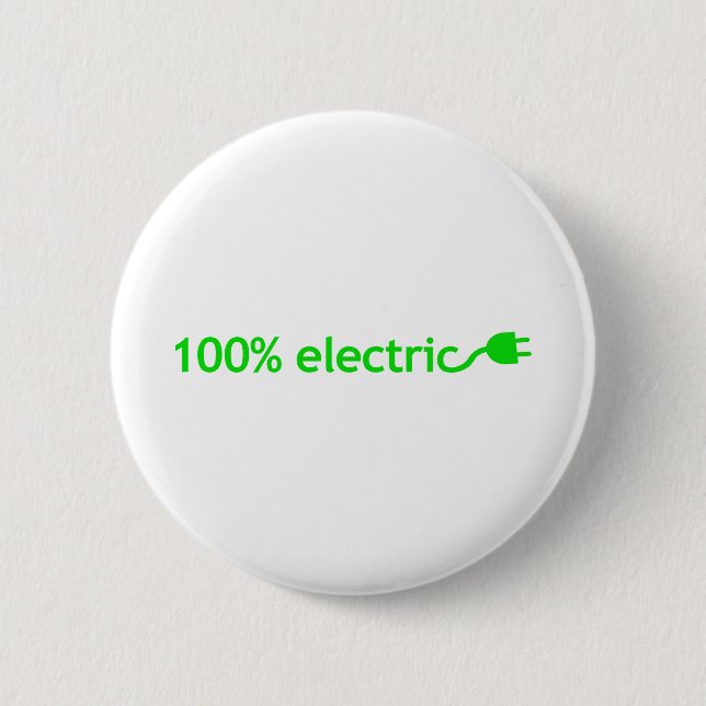 100 % Elektrofahrzeug Button (Vorderseite)