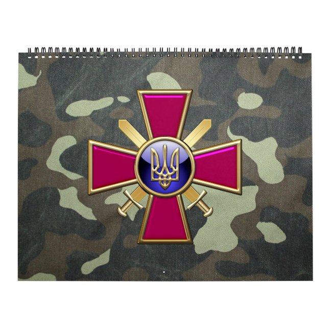 [100] Emblem der ukrainischen Landstreitkräfte Kalender (Titelbild)
