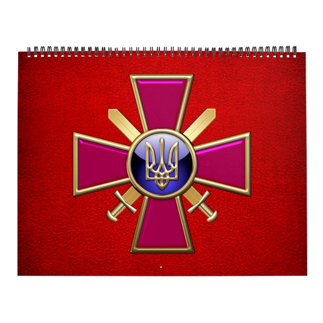 [100] Emblem der ukrainischen Landstreitkräfte Kalender (Titelbild)