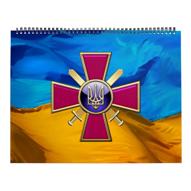 [100] Emblem der ukrainischen Landstreitkräfte Kalender (Titelbild)
