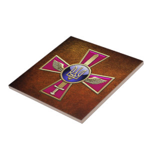 [100] Emblem der ukrainischen Luftwaffe Fliese