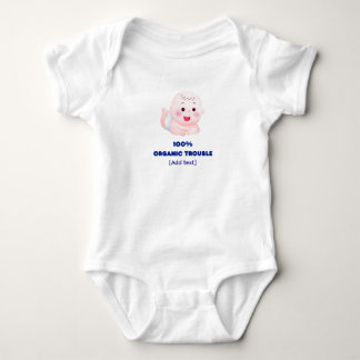 "100% Ennuis Biologiques" Body Bébé Drôle à l'Aqua