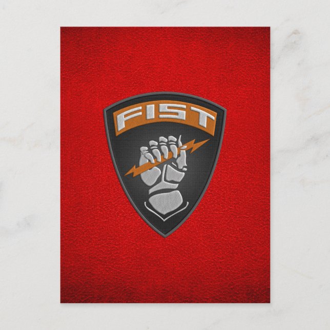 [100] Forward Observer (FIST) [Patch] Postkarte (Vorderseite)