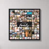 100 Foto-Collage Familienporträt