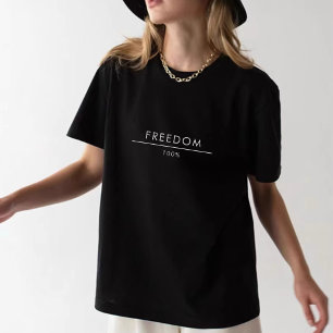 100% Freedom unisex Hemd T-Shirt