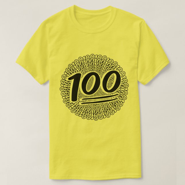100 für die Ewigkeit behalten T-Shirt (Design vorne)